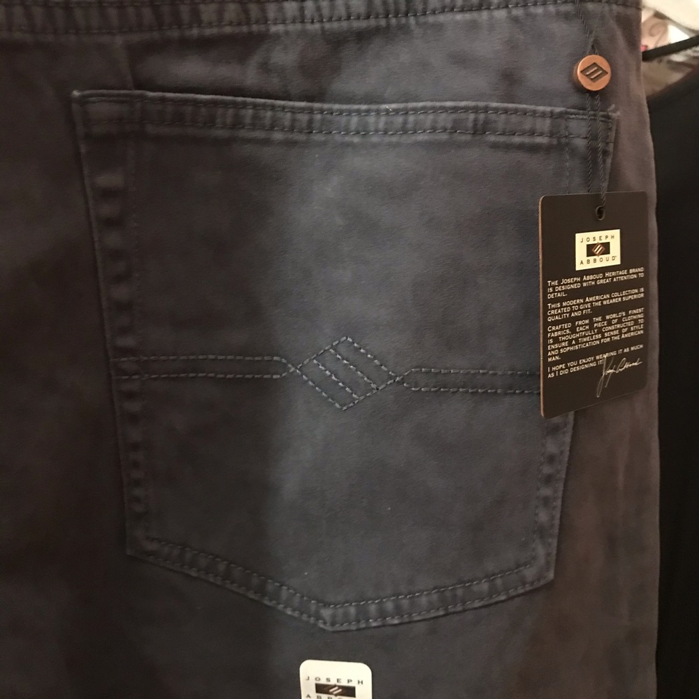 SOLD! NWT Joseph Abboud 36 x 30 Classic Fit Sateen - Picture 4 of 9